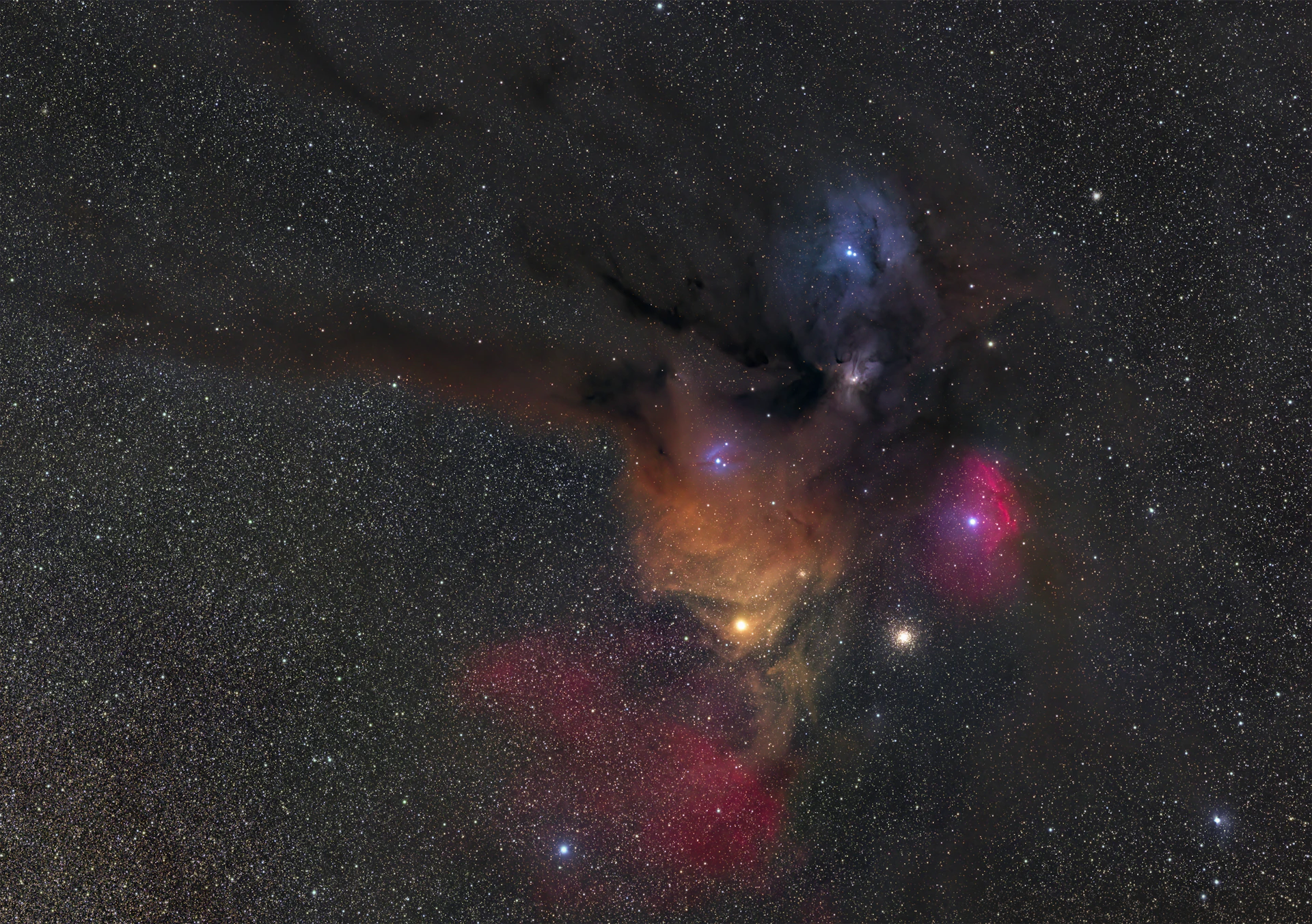 A view of the night sky with stars