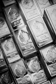 A bunch of silver bars stacked on top of each other