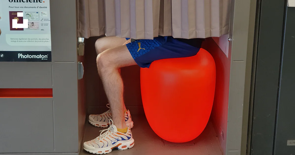 Shothrowing Objects A person sitting on a large orange object photo – Free Shoe Image on ...