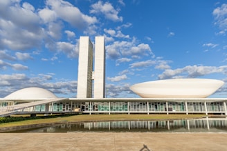 A large building with a lot of windows on it