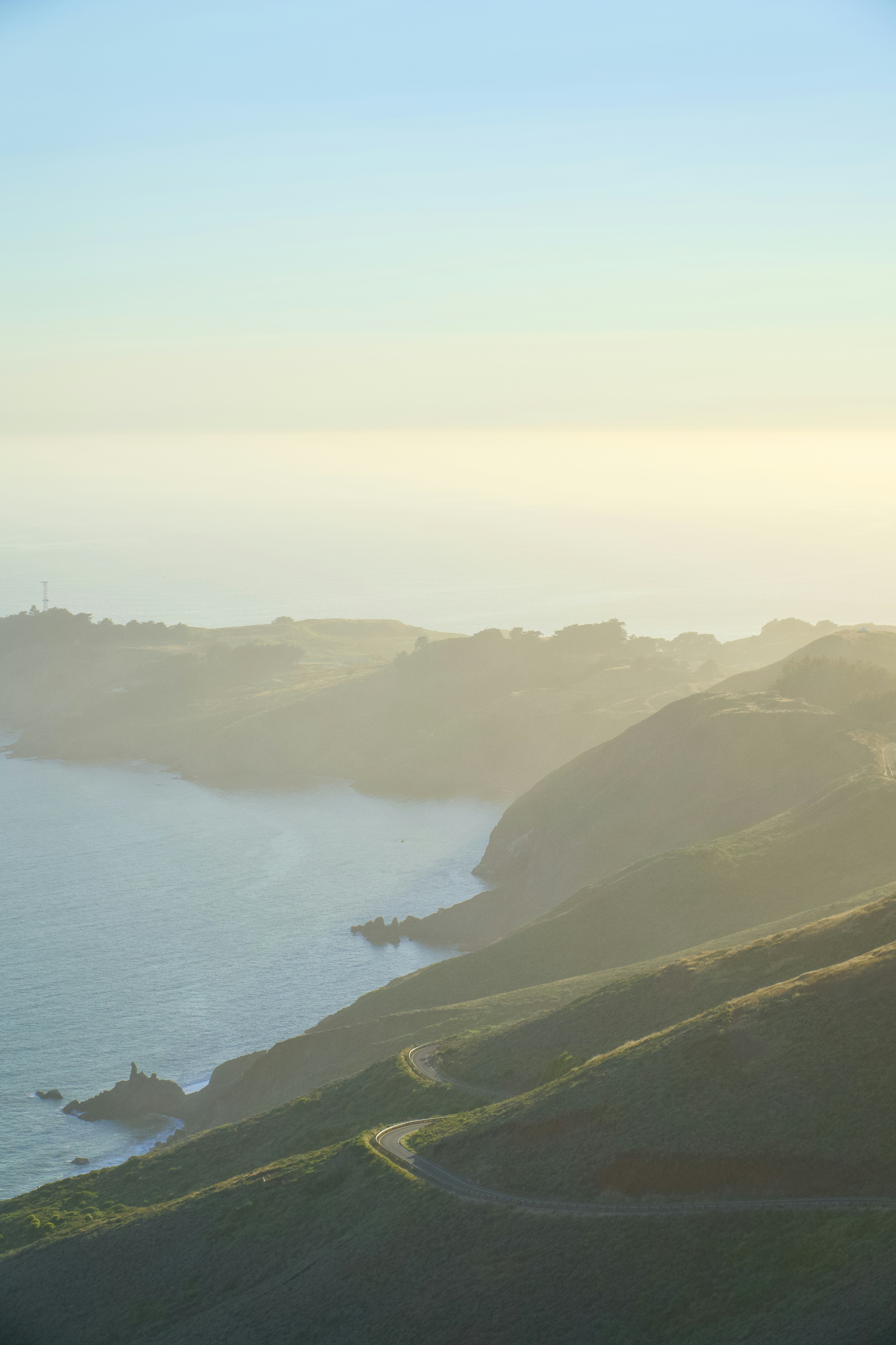 A scenic view of a body of water