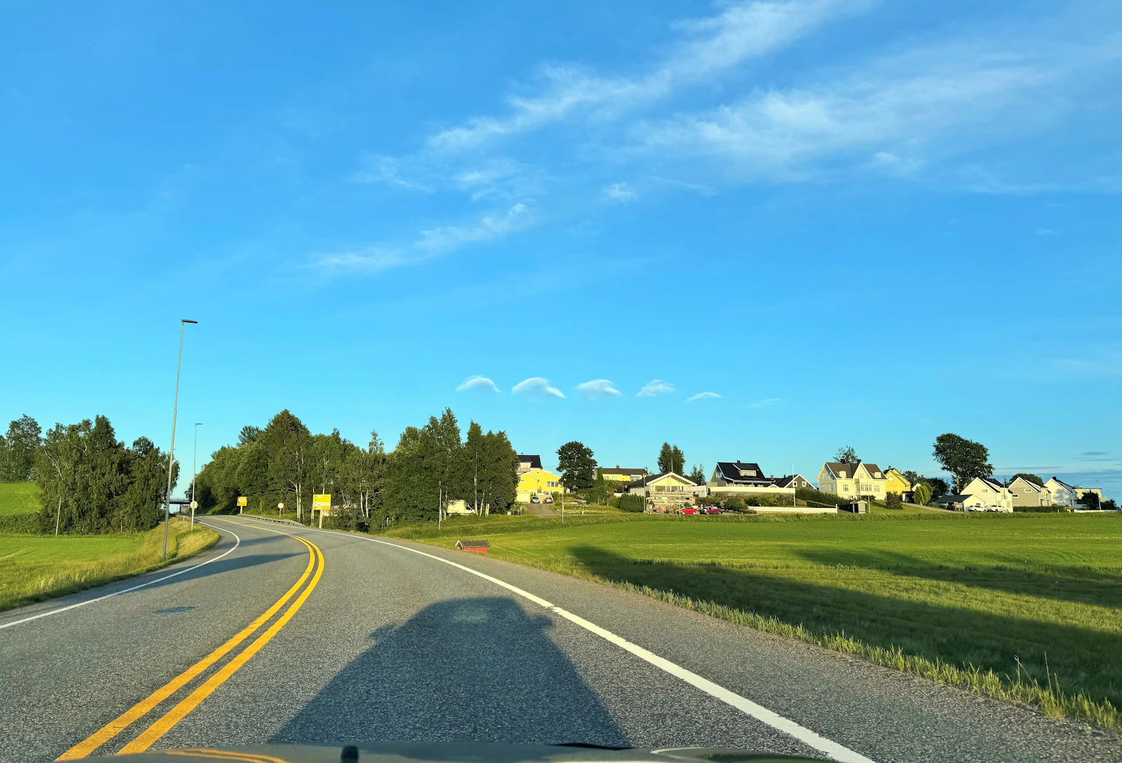 Clear regional highway connecting Central Minnesota communities