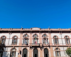 A large building with many windows and balconies