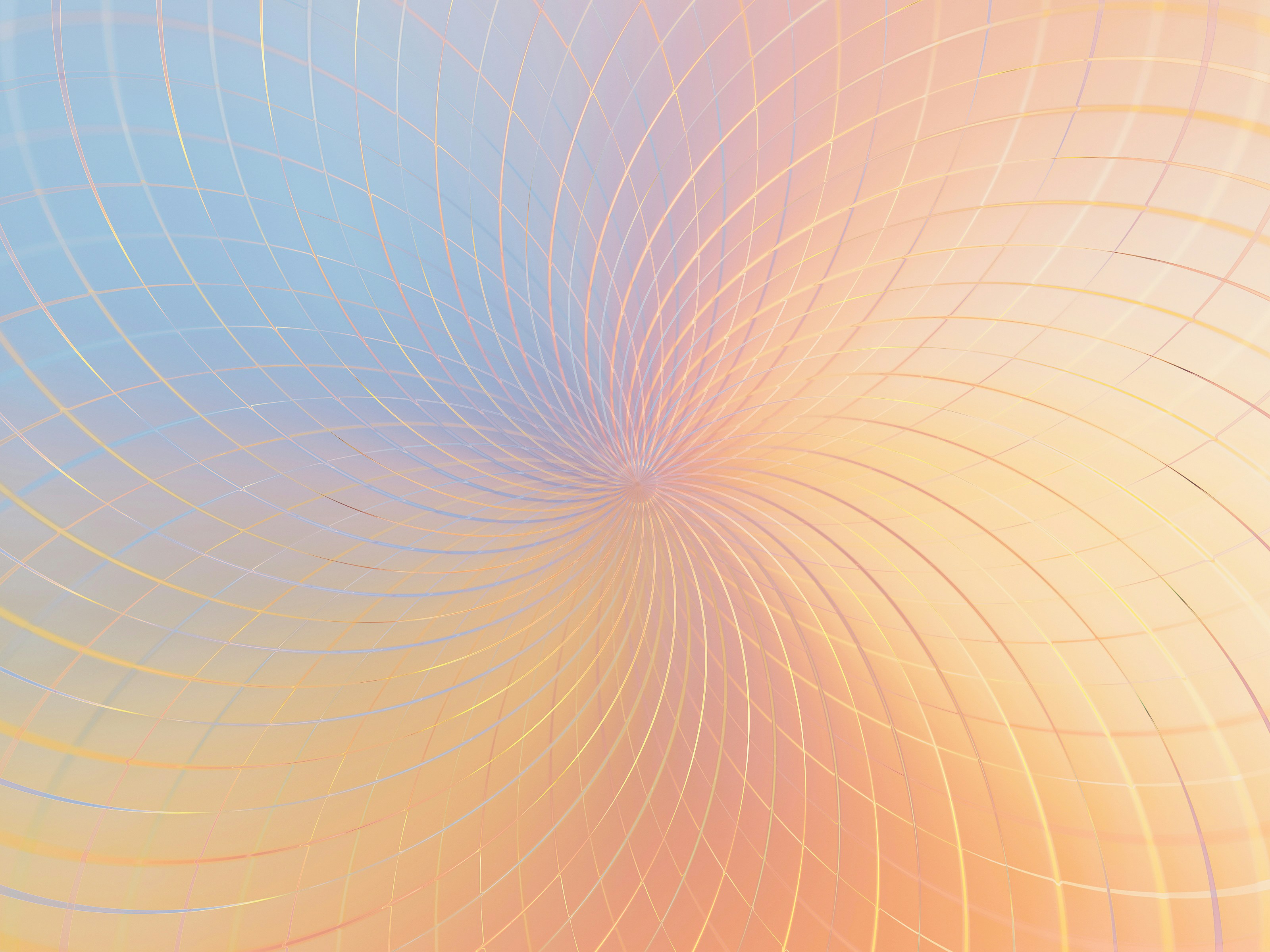 A blurry image of a blue and yellow background