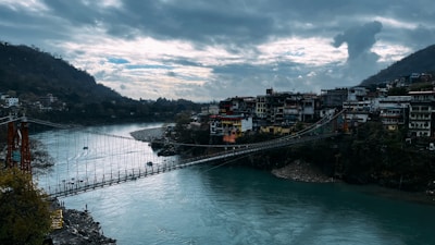 A view of a bridge over a river