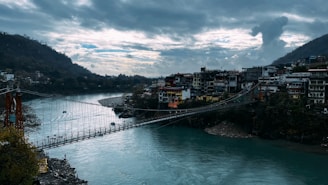 A view of a bridge over a river