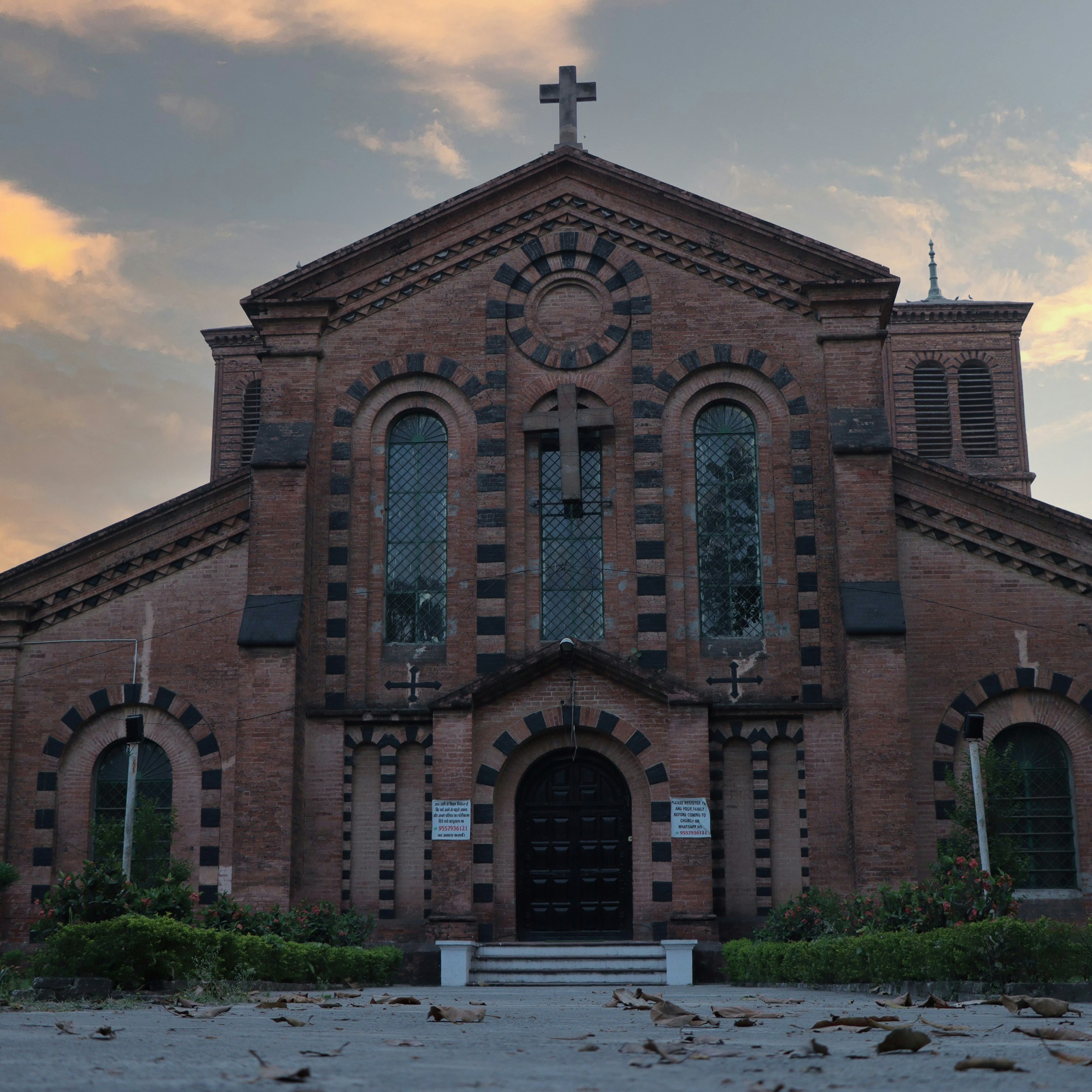 A church with a cross on top of it