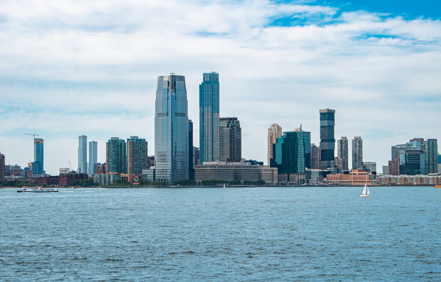 Jersey City skyline across the Hudson, a backdrop for free New Jersey dating sites