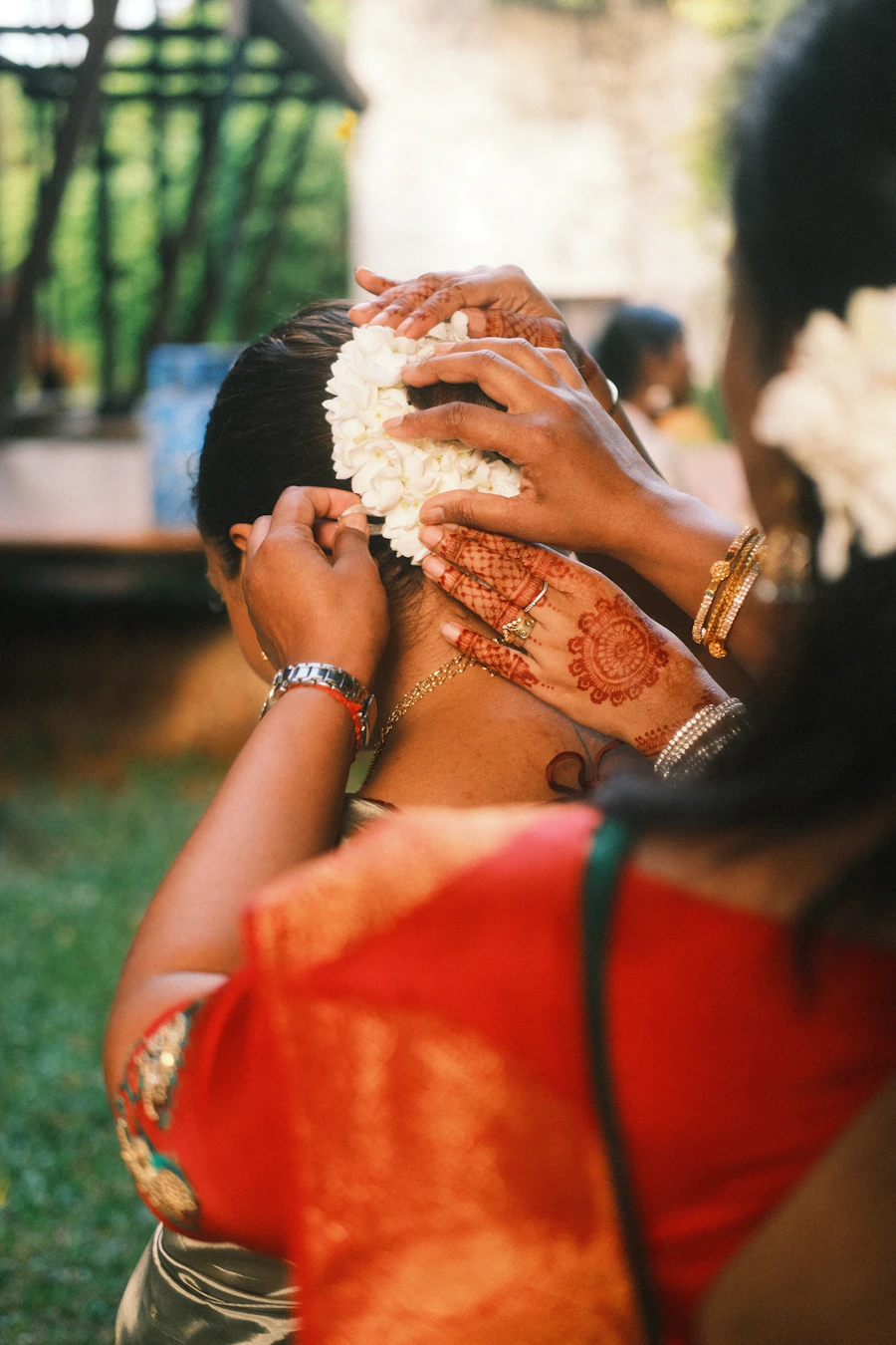 A mother and child in a northern Sri Lankan town