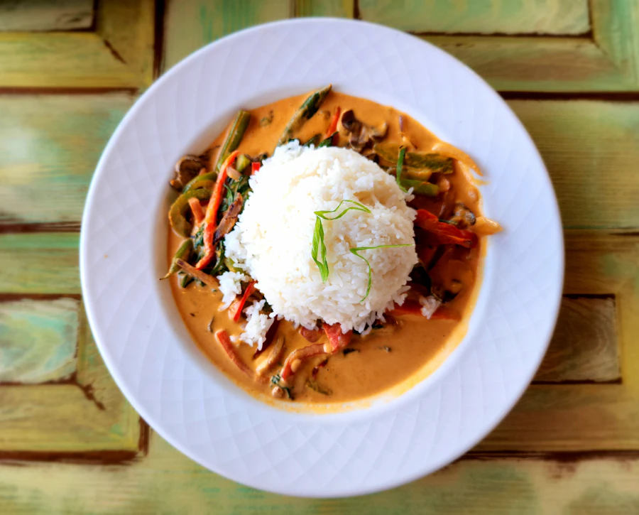 Thaise groene curry kip