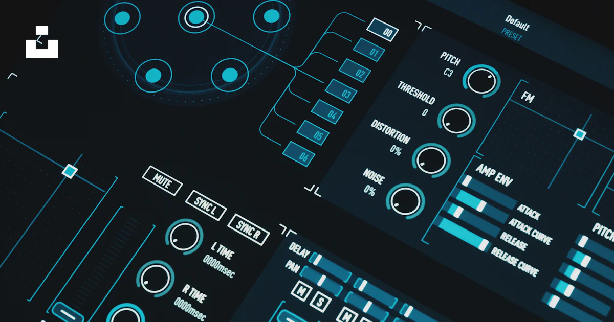 A close up of a control panel on a black background photo – Free Dark ...