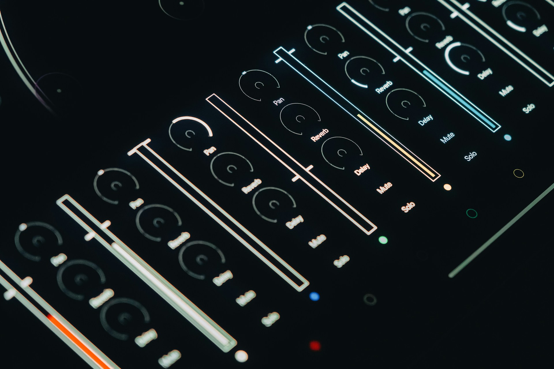 A close up of a control panel with buttons