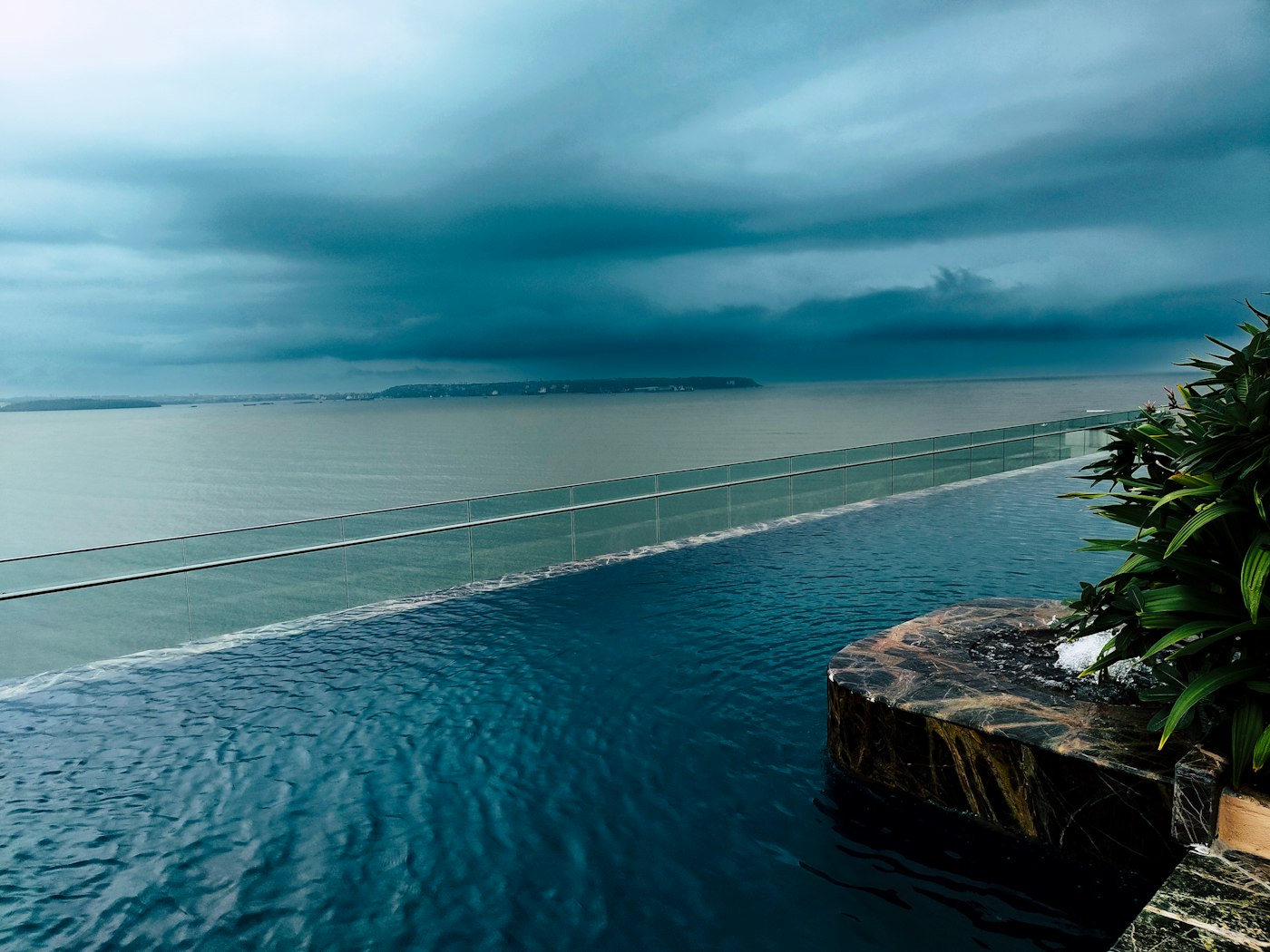 Luxury terrace with ocean view in Portugal