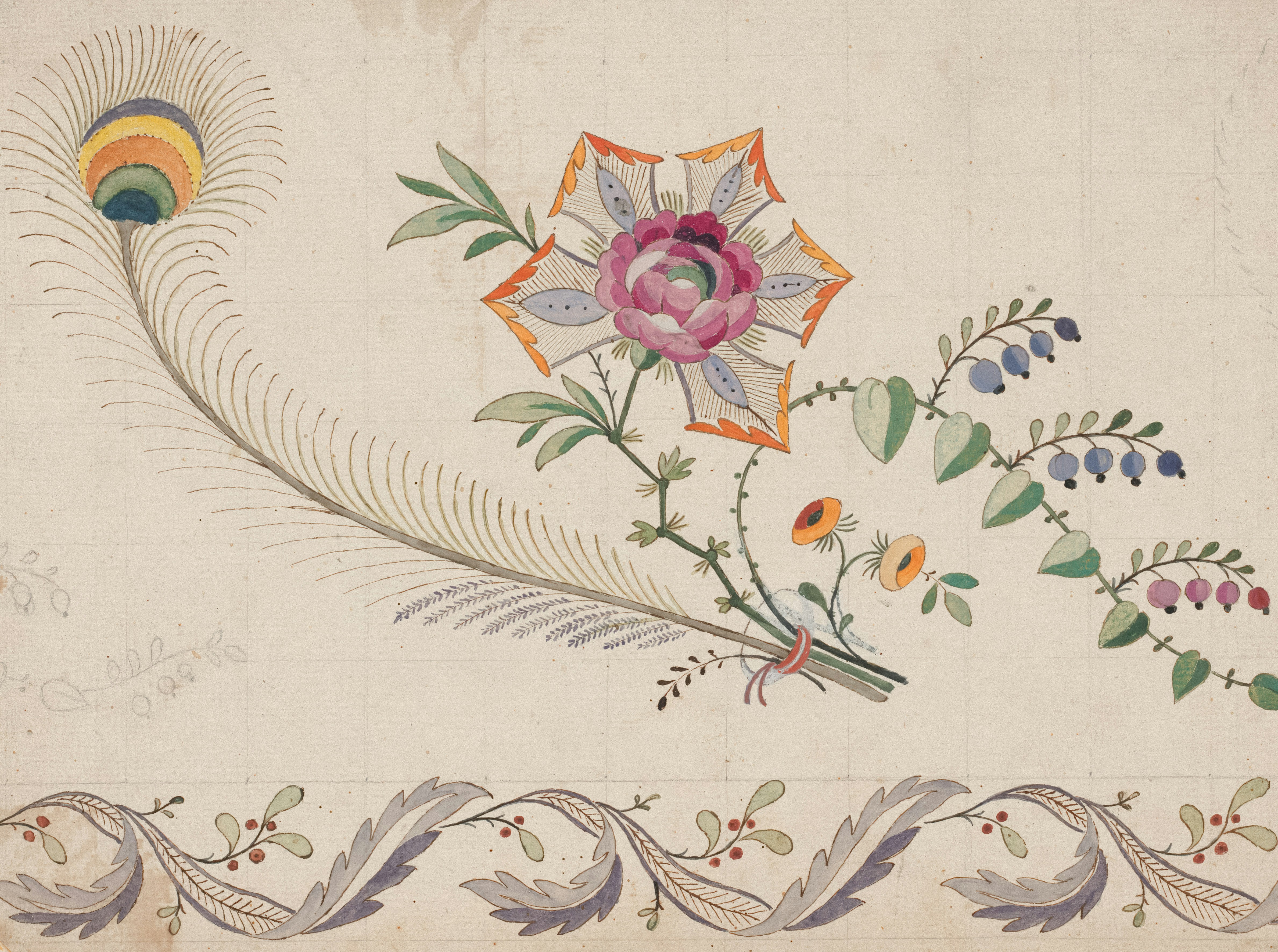 flower attic characters illustration