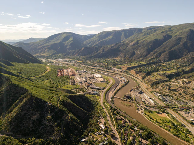 Glenwood Springs, CO skyline or cityscape