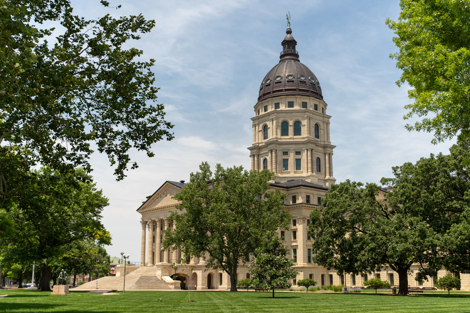 A view of Topeka, KS