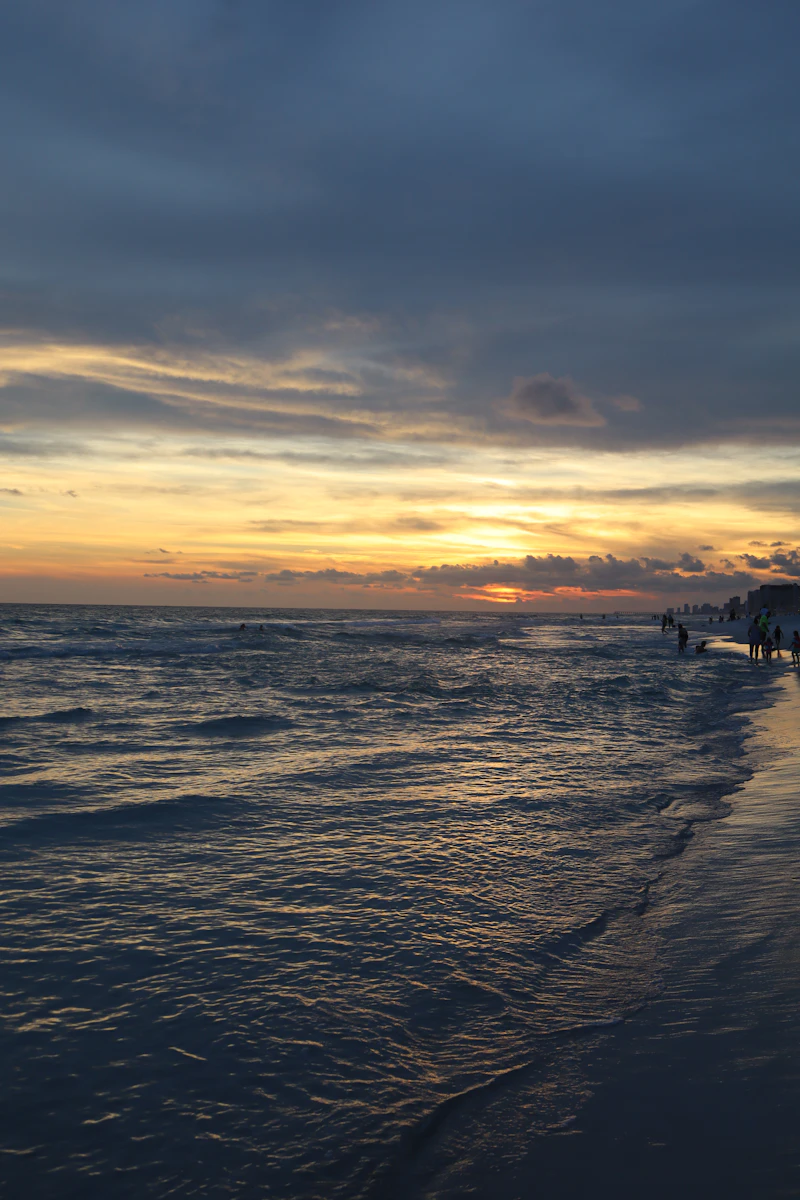 Panama beach sunset