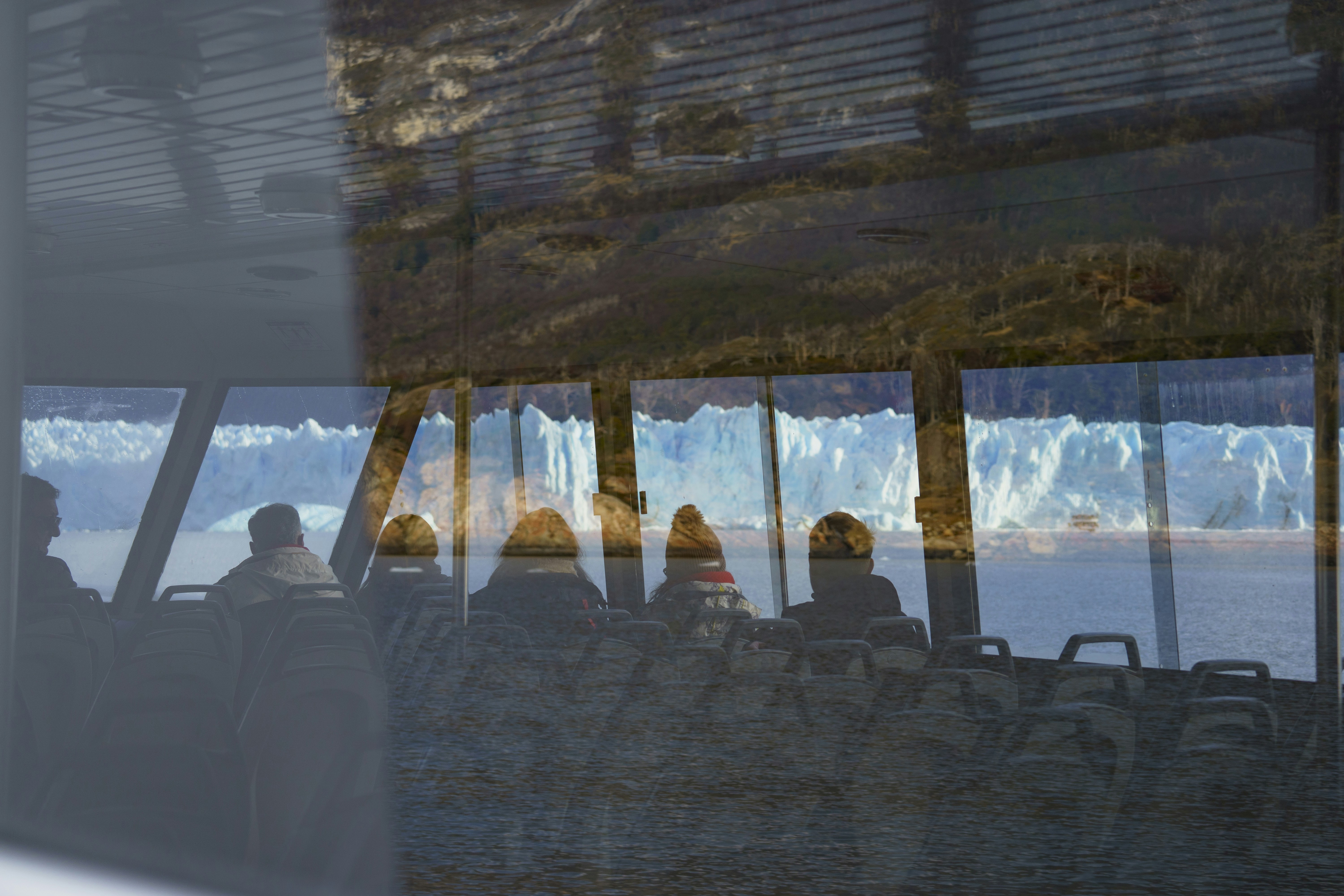 A group of people sitting on top of a boat