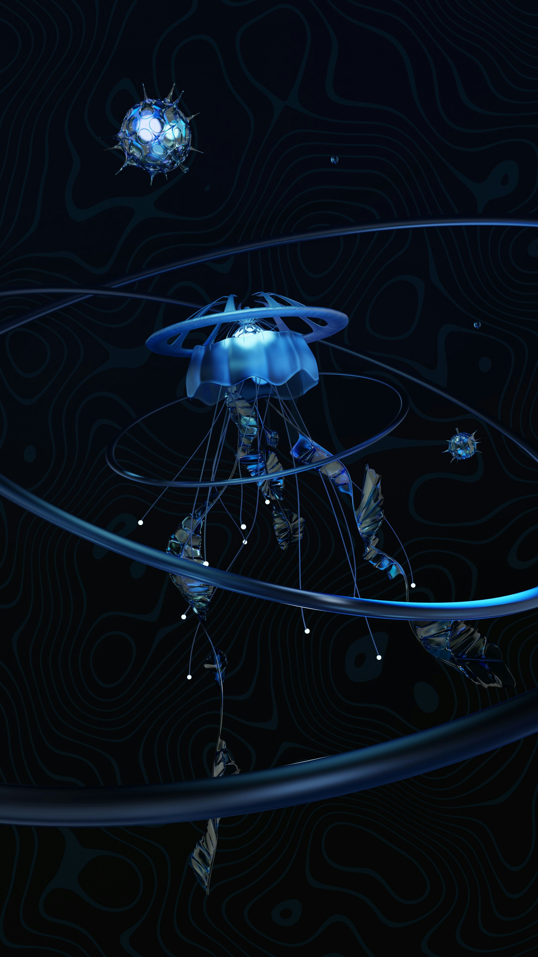 Image of futuristic data science roles and technologies