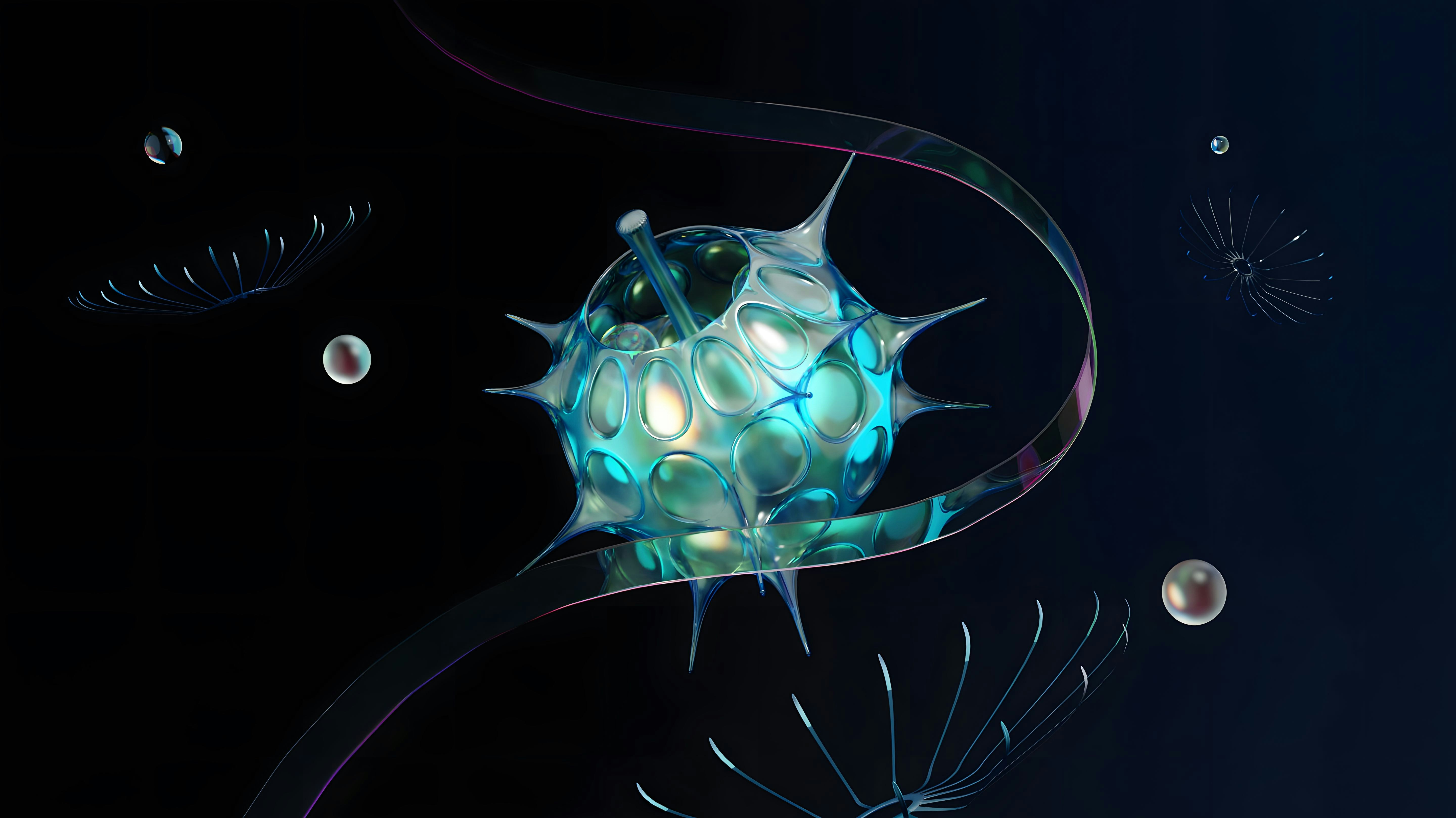 줄기세포 연구 성과가 시장에 미치는 영향 - A picture of a plant with a light inside of it