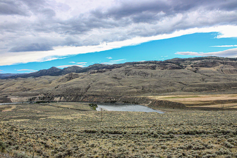 Sagebrush grassland and hills in Kamloops BC