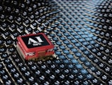 A micro processor sitting on top of a table