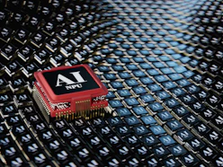 A micro processor sitting on top of a table