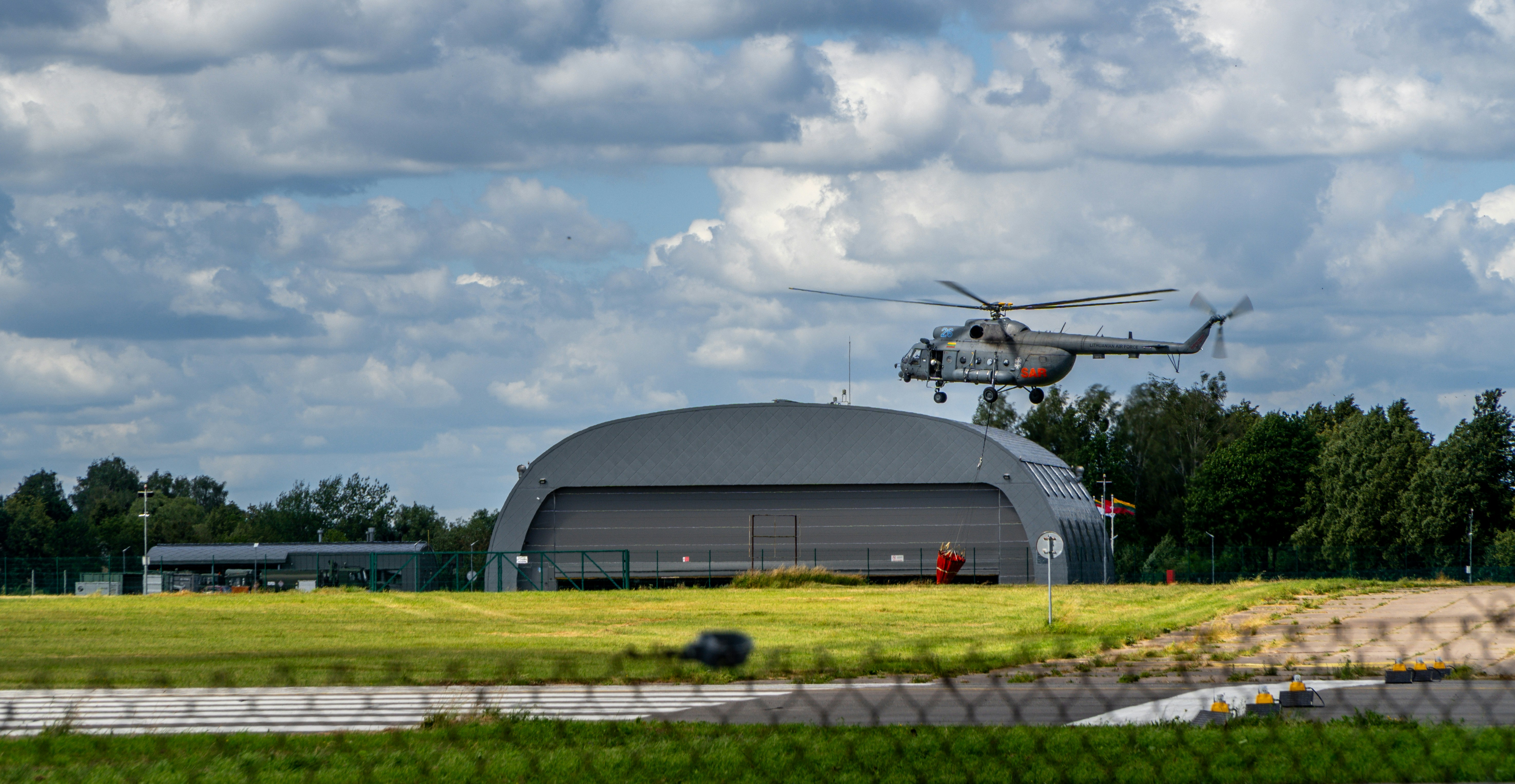 Aerial industrial storage facility