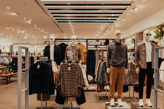 A store filled with lots of clothing and accessories