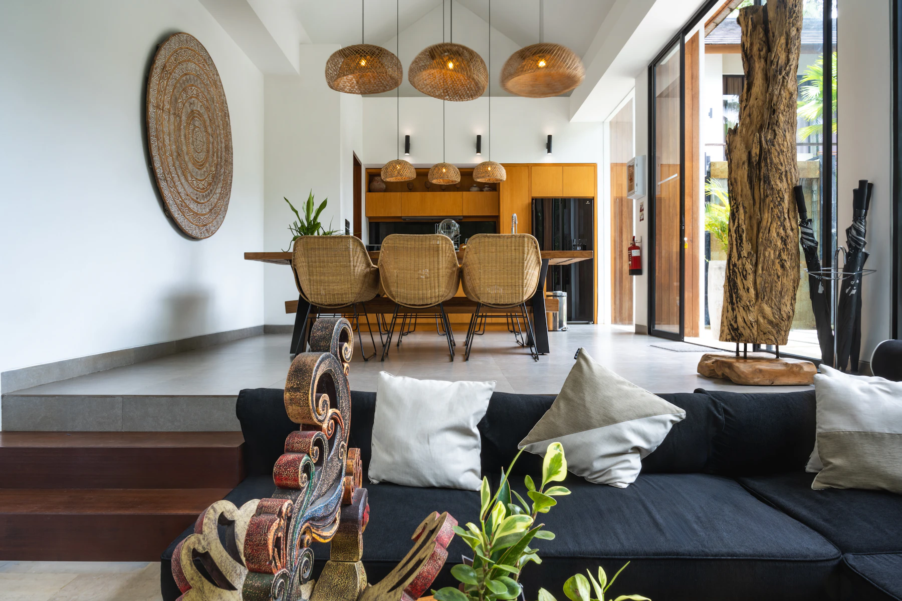 Custom teak joinery — studio workshop