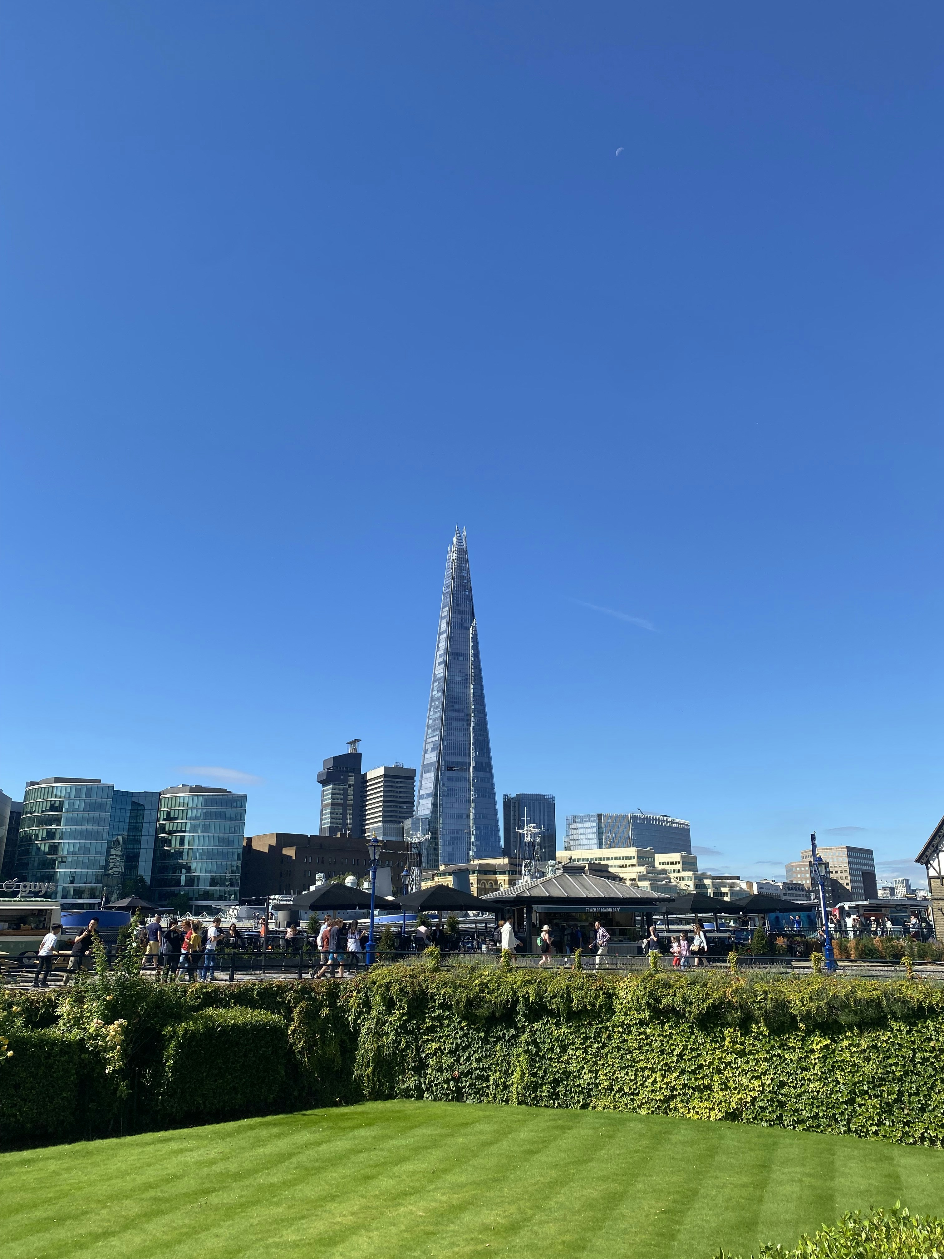 A view of the city of london from across the river thames