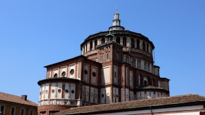 A large building with a clock tower on top of it