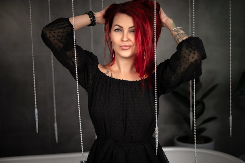 Beautiful red-haired woman in Perth