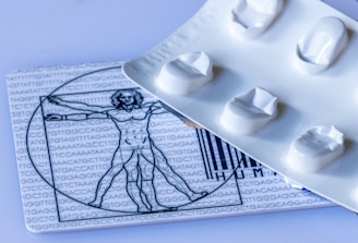 A contraption with a drawing of a man on it