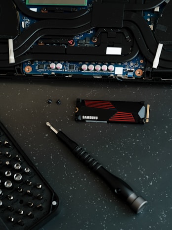 A keyboard and a mouse on a table