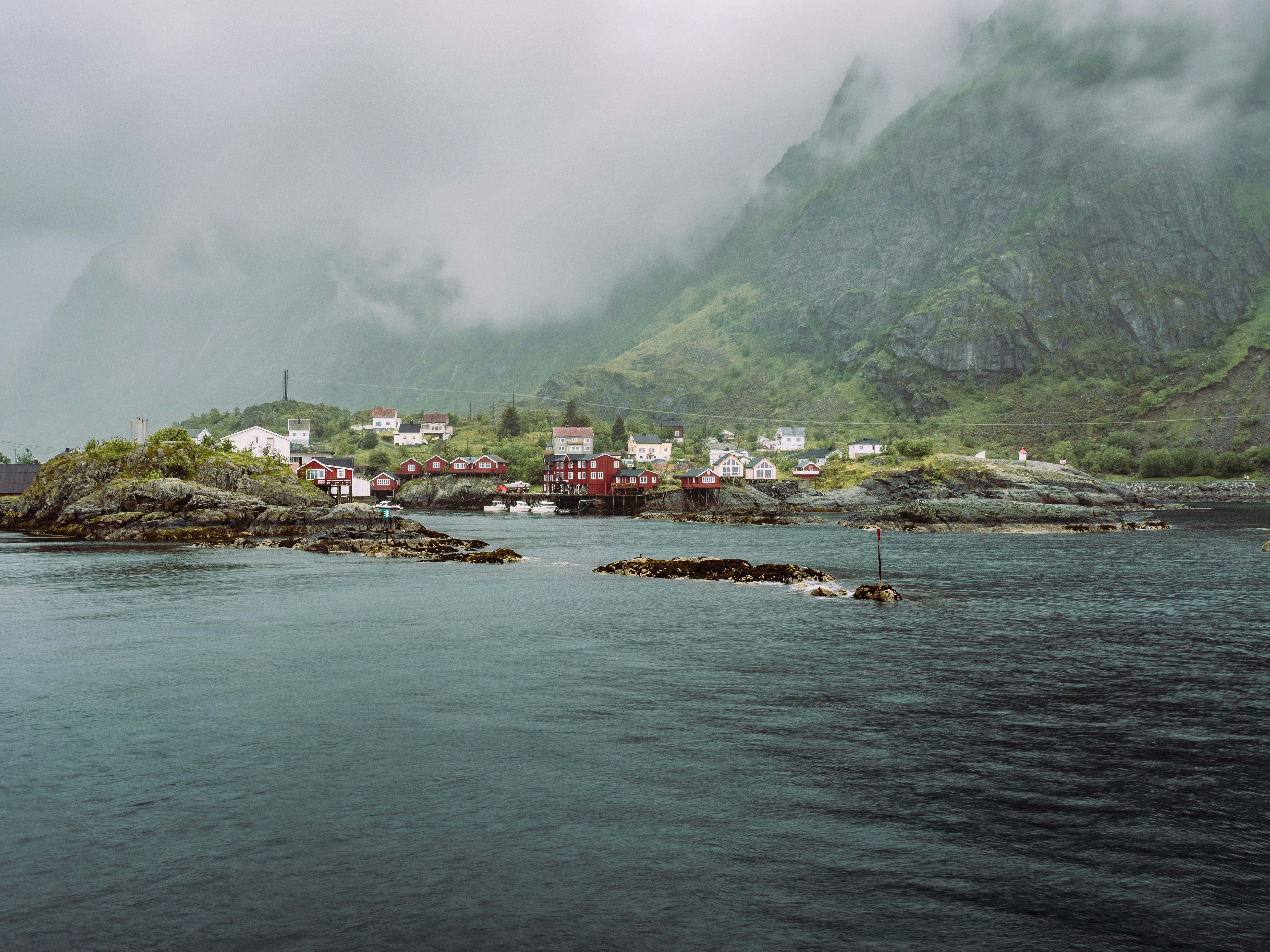 village of Å in lofoten, norway