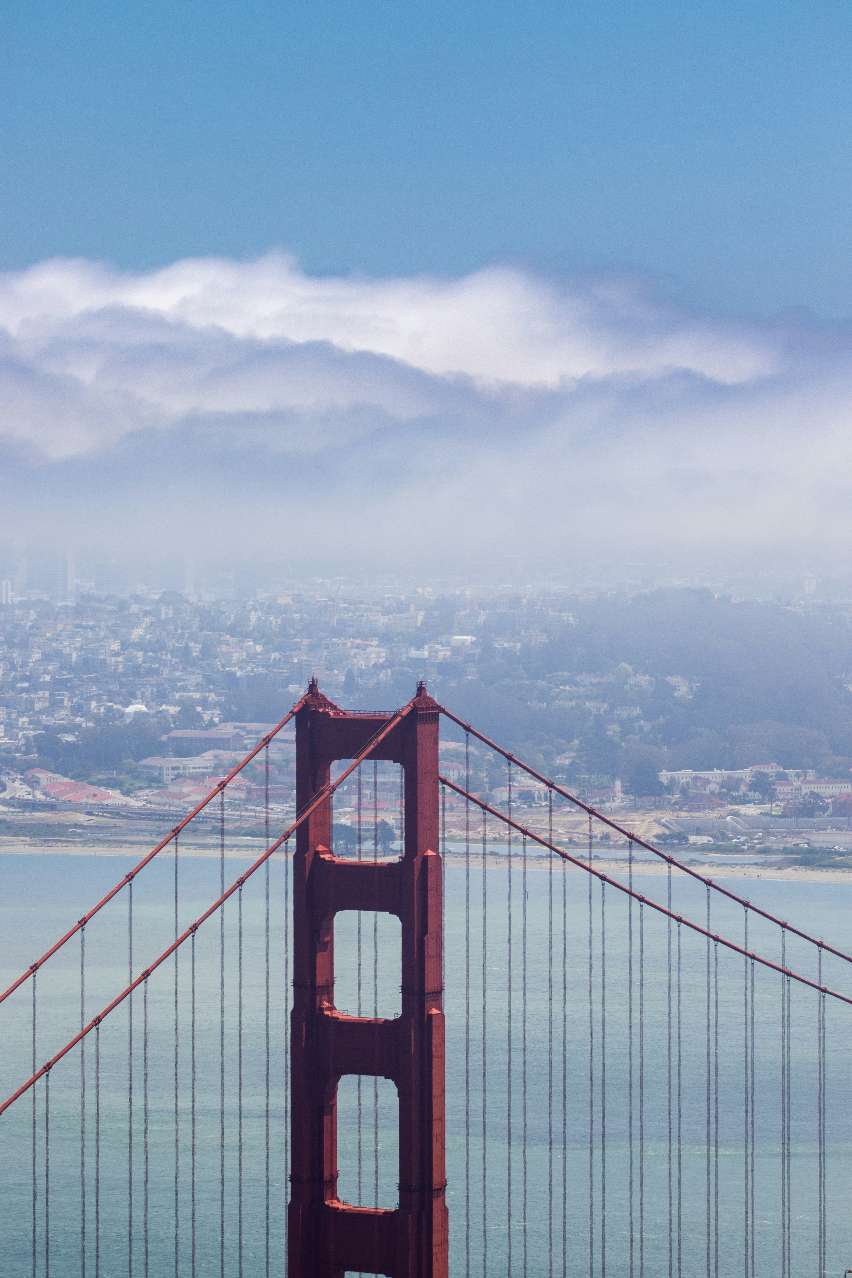 Ein Blick auf die Golden Gate Bridge in San Francisco