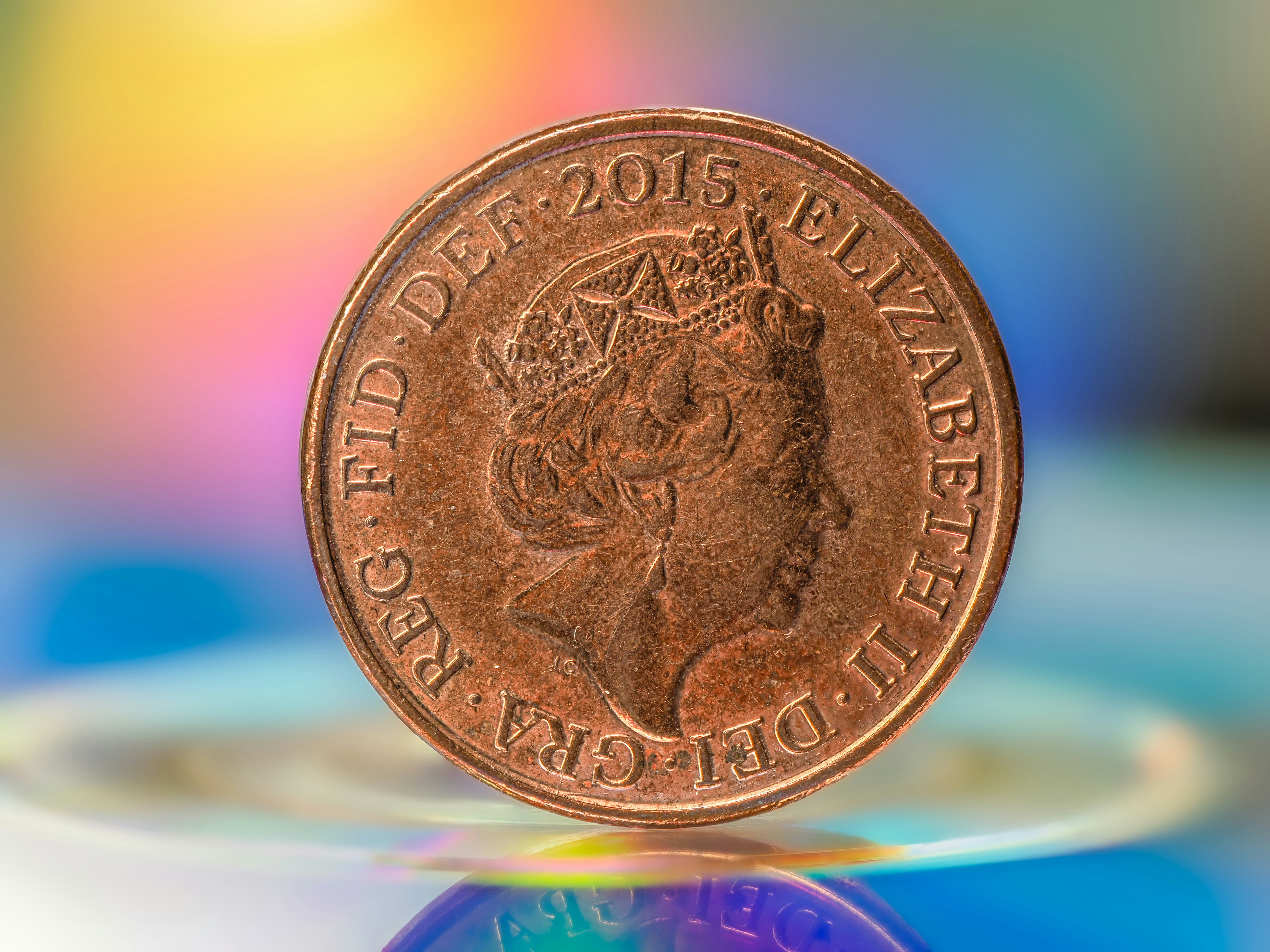 British coin on a white backgroundby Mohamed Marey