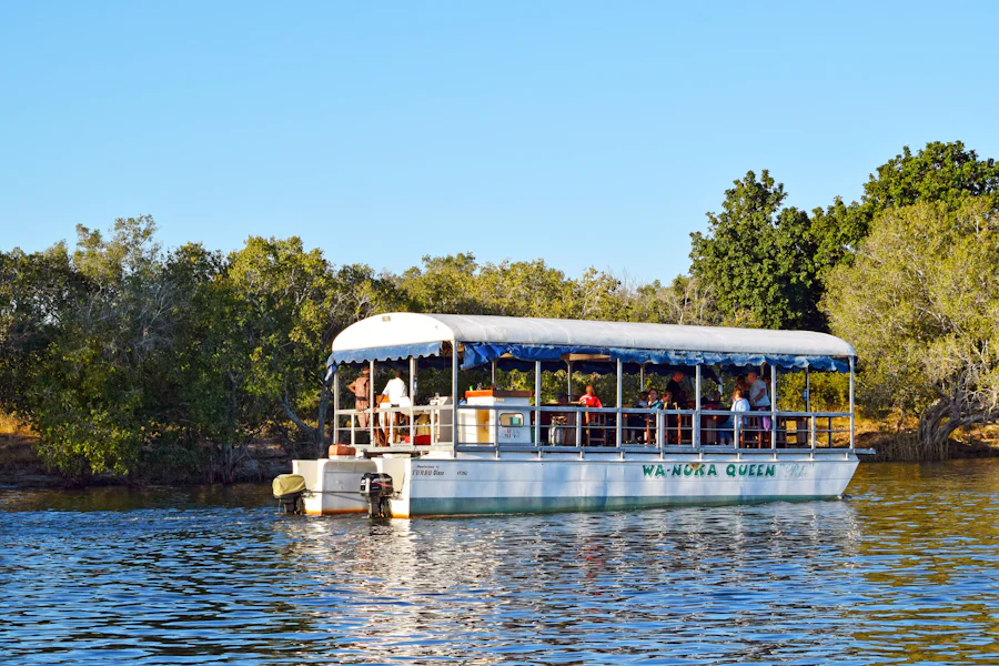 River cruise boat on the Zambezi