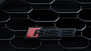 A close up of a grille of a car