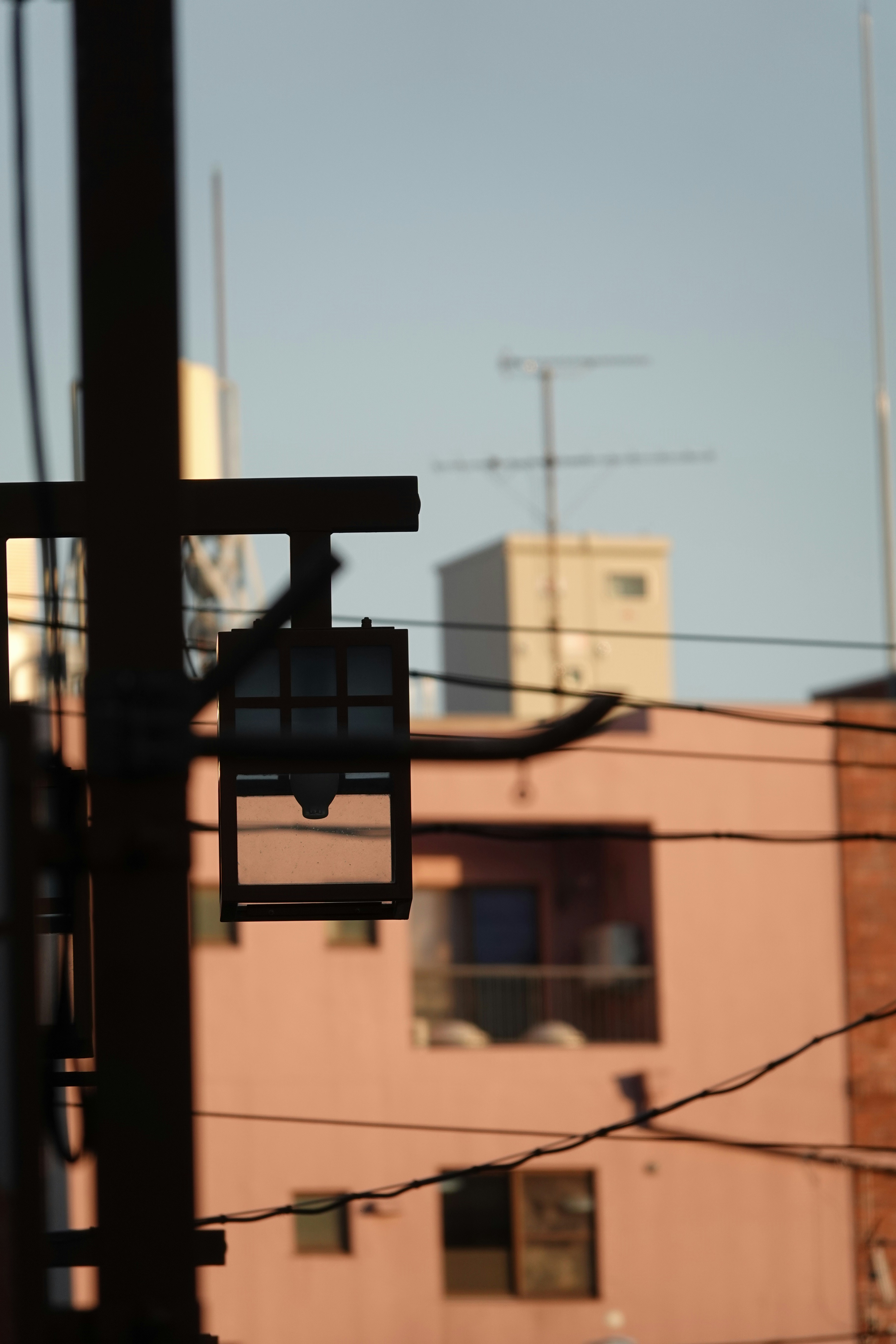 A view of a building from a distance