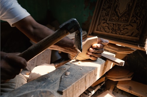 Carved Wall Panel