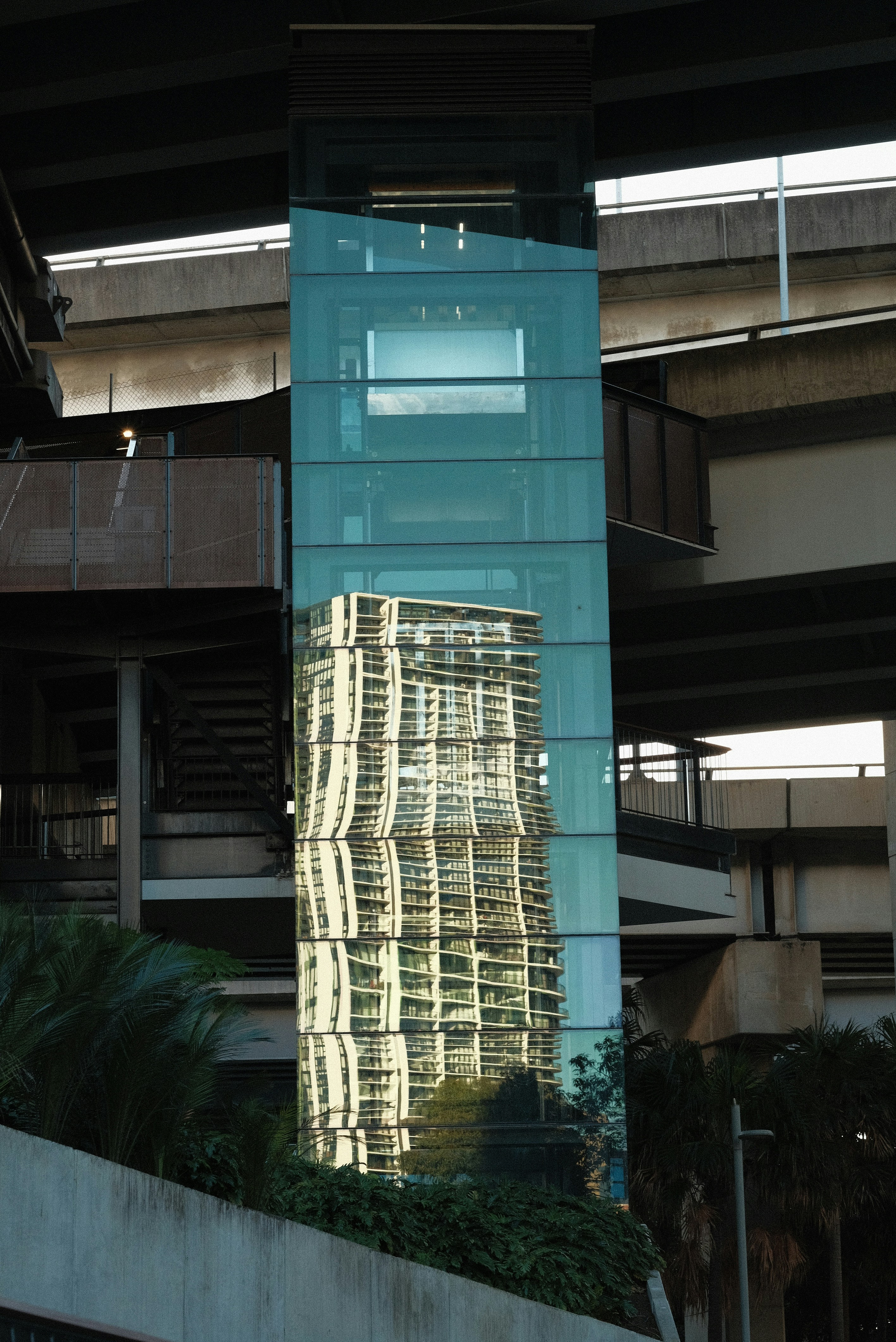 A tall building with a lot of windows
