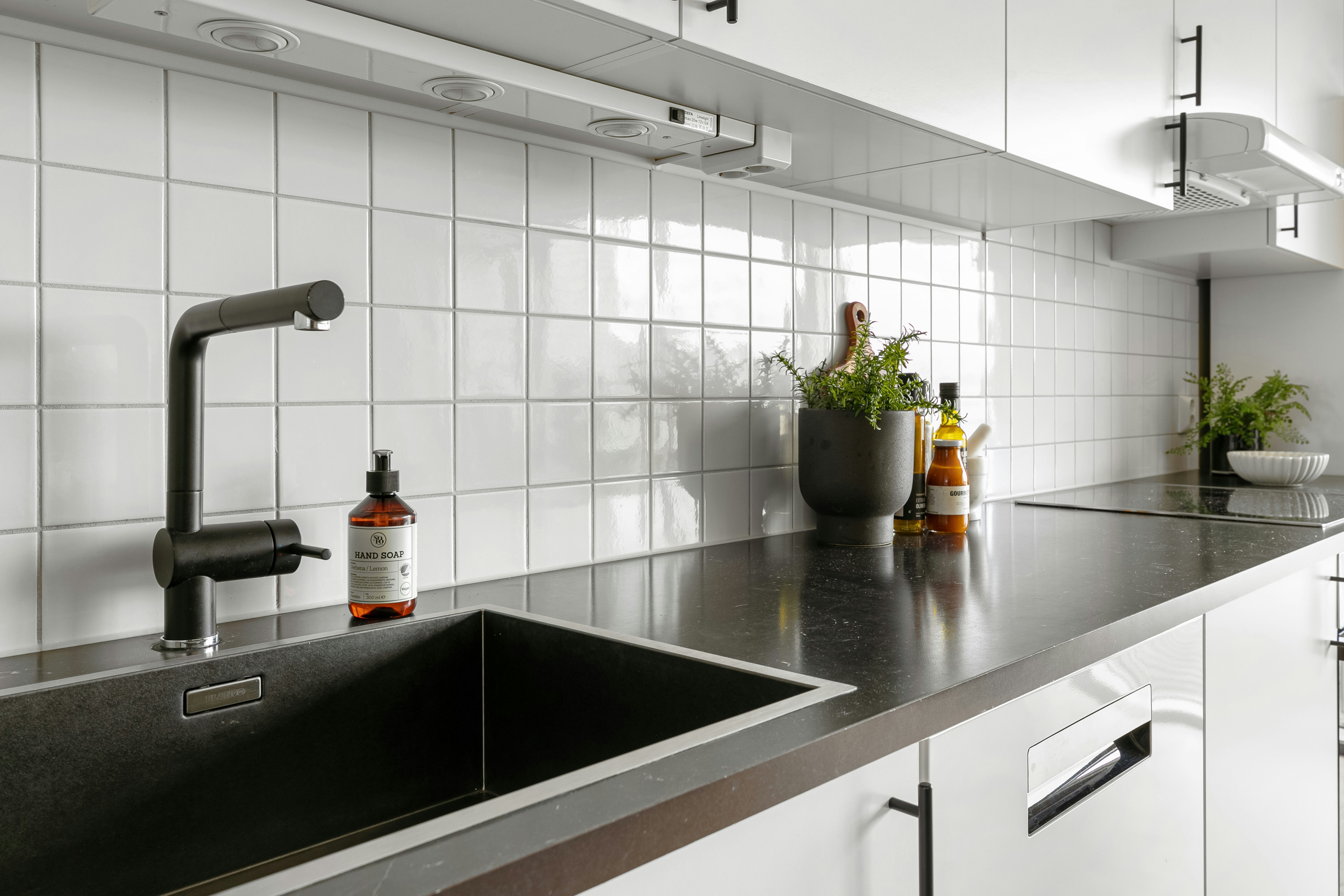 Backsplash Tiling & Cabinet Adjustments