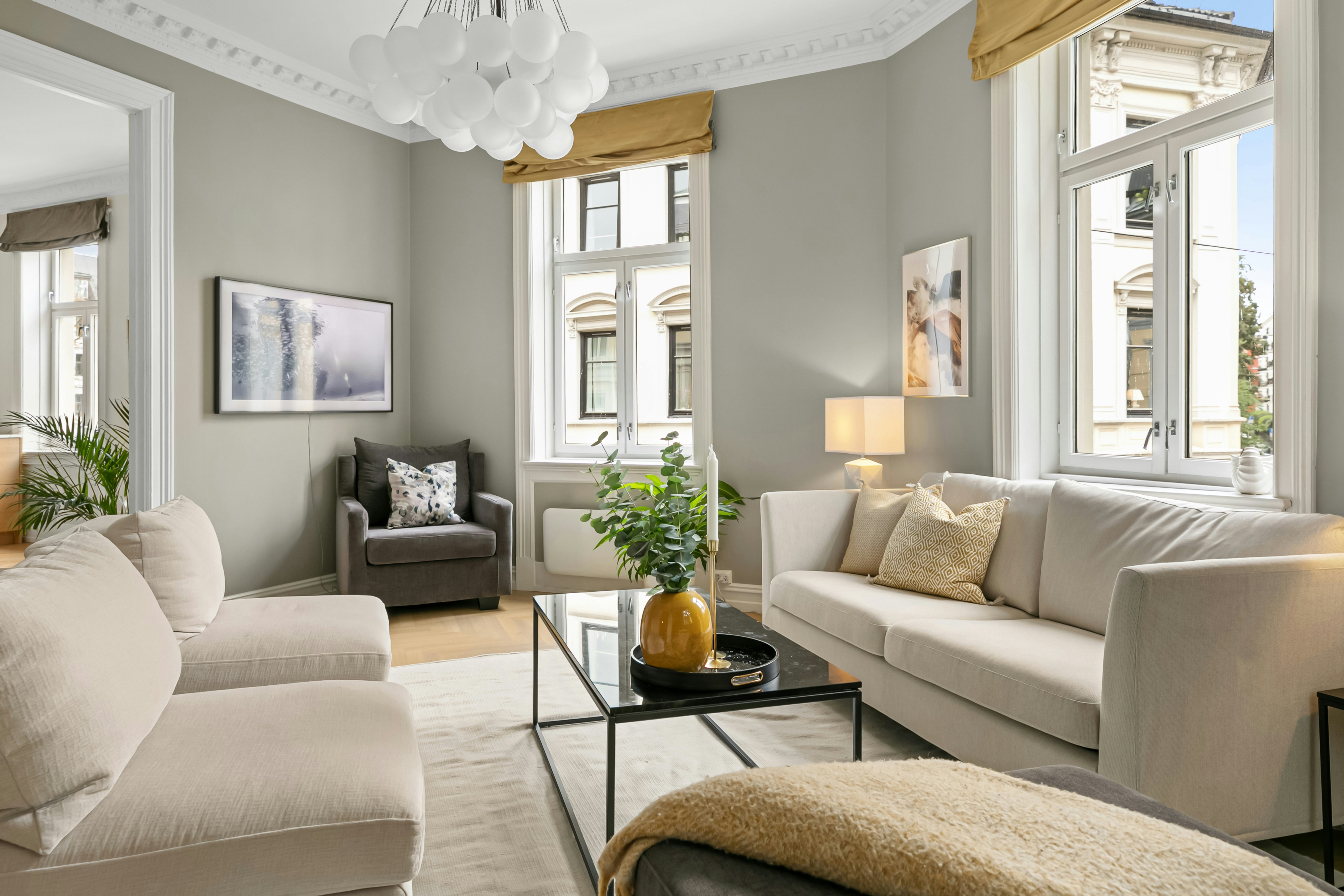 A comfortable and safe senior living apartment, brightly lit and well-appointed - Pittsburgh senior services