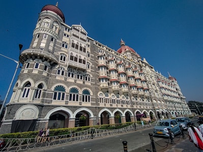 A large building with many windows and balconies