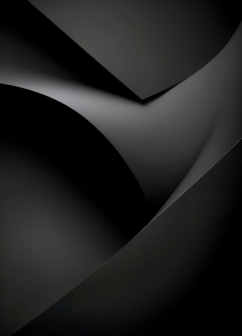 A black background with a curved design