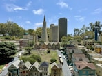 A view of a city from a bird's eye view