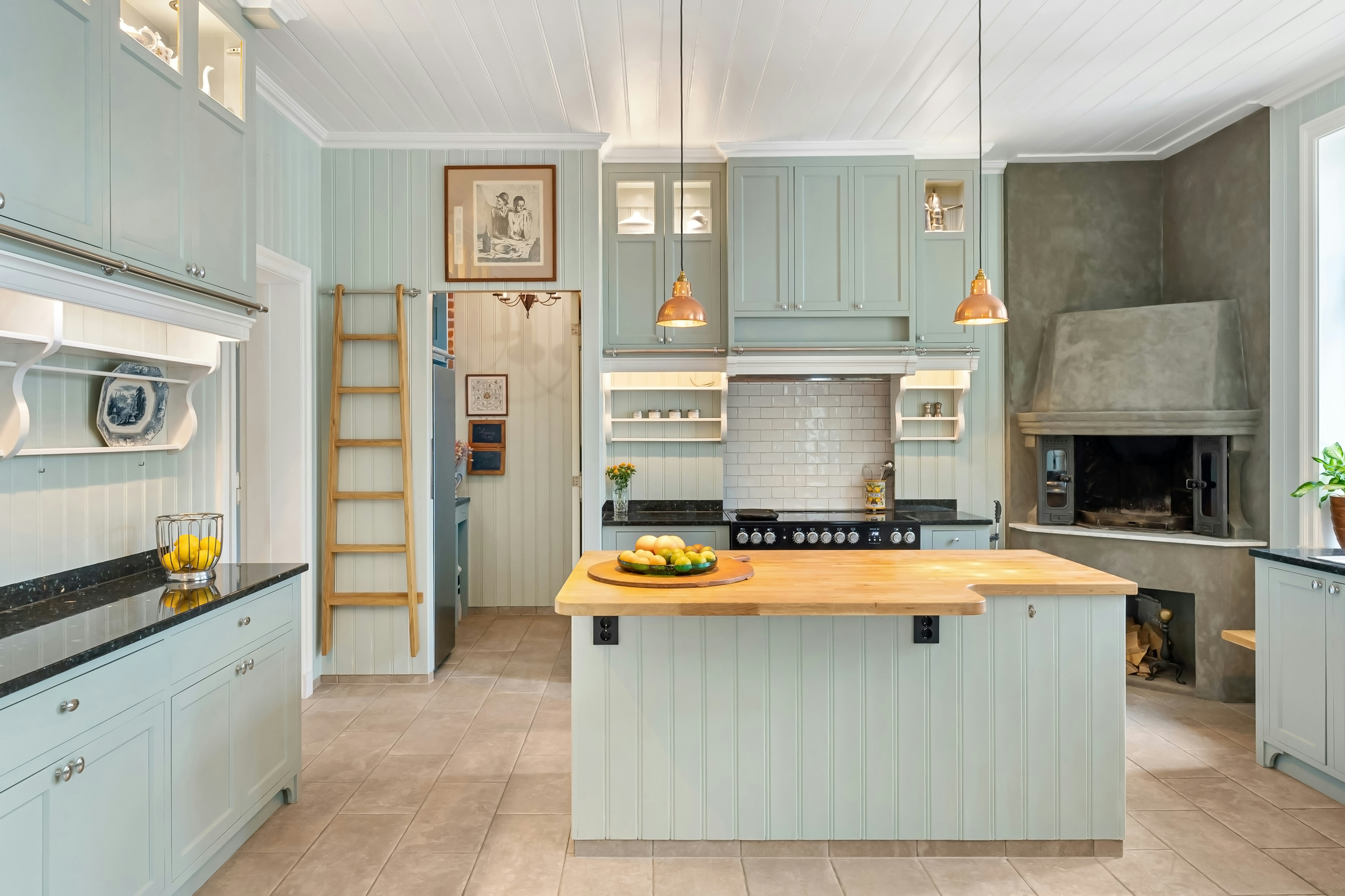 trending two-tone kitchen with island - kitchen and bath remodeling orlando fl