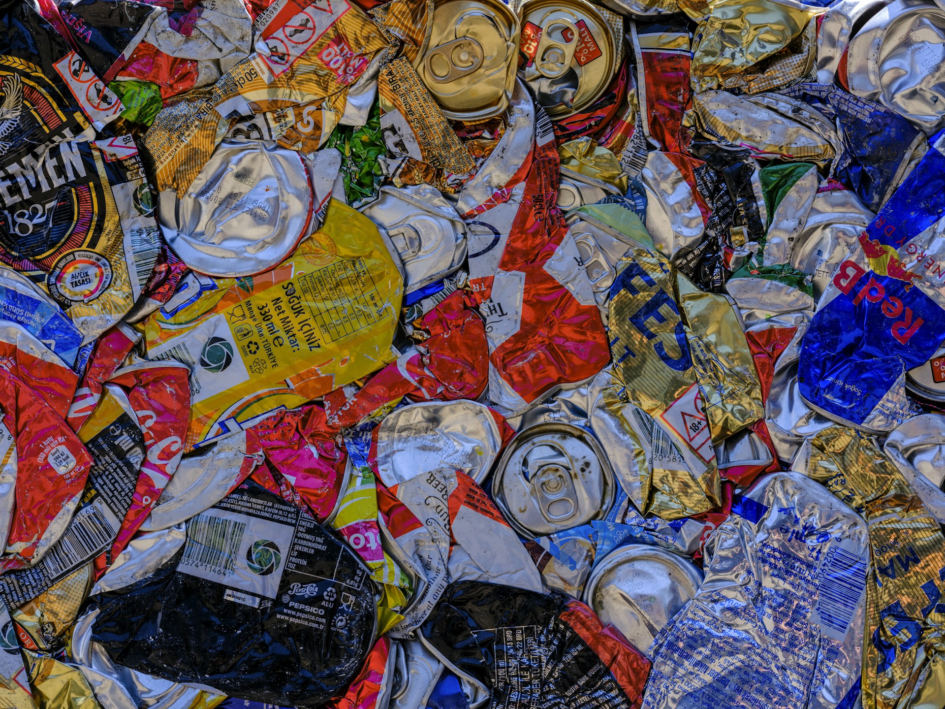 A pile of assorted items that are on a table